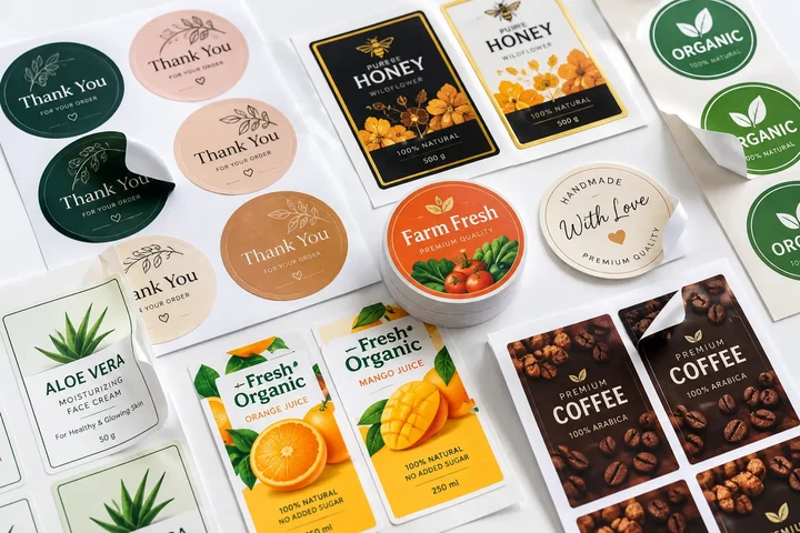 Labels printing by Swastik Art Printers